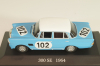 Mercedes-Benz 300 SE (W120) #102 Winner 24h Spa 1964, blue/white, MBOMS074, Mercedes-Benz-Offizielle Modell-Sammlung #74, Altaya 1:43 Уценка!
