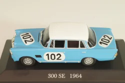 Mercedes-Benz 300 SE (W120) #102 Winner 24h Spa 1964, blue/white, MBOMS074, Mercedes-Benz-Offizielle Modell-Sammlung #74, Altaya 1:43 Уценка!