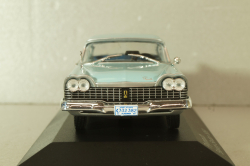 Plymouth Savoy Sedan 1959, blue, WB289, WhiteBox 1:43