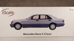 Mercedes S500 W140 1994 silver, iScale 1:18