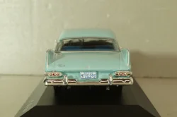 Plymouth Savoy Sedan 1959, blue, WB289, WhiteBox 1:43