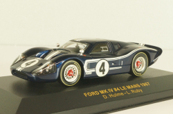 Ford GT40 MK IV #4 Le Mans 1967, D.Hulme/L.Ruby, blue, LMC011, IXO 1:43