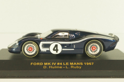 Ford GT40 MK IV #4 Le Mans 1967, D.Hulme/L.Ruby, blue, LMC011, IXO 1:43