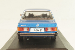 Mercedes-Benz 200 (W123) 1976, blue, MBOMS027, Mercedes-Benz Offizielle Modell-Sammlung #27, Altaya 1:43