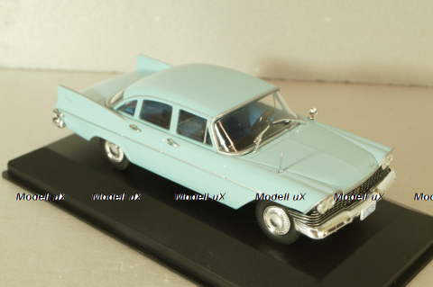 Plymouth Savoy Sedan 1959, blue, WB289, WhiteBox 1:43