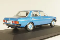 Mercedes-Benz 200 (W123) 1976, blue, MBOMS027, Mercedes-Benz Offizielle Modell-Sammlung #27, Altaya 1:43
