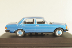 Mercedes-Benz 200 (W123) 1976, blue, MBOMS027, Mercedes-Benz Offizielle Modell-Sammlung #27, Altaya 1:43