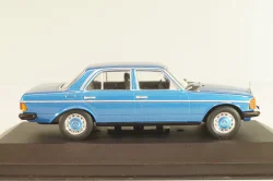 Mercedes-Benz 200 (W123) 1976, blue, MBOMS027, Mercedes-Benz Offizielle Modell-Sammlung #27, Altaya 1:43