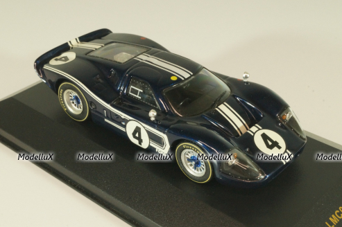 Ford GT40 MK IV #4 Le Mans 1967, D.Hulme/L.Ruby, blue, LMC011, IXO 1:43