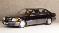Mercedes S500 W140 1994 black, iScale 1:18