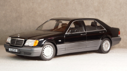 Mercedes S500 W140 1994 black, iScale 1:18
