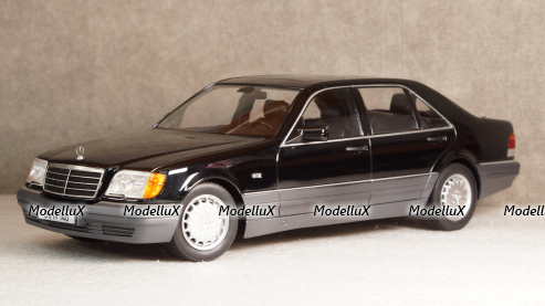 Mercedes S500 W140 1994 black, iScale 1:18