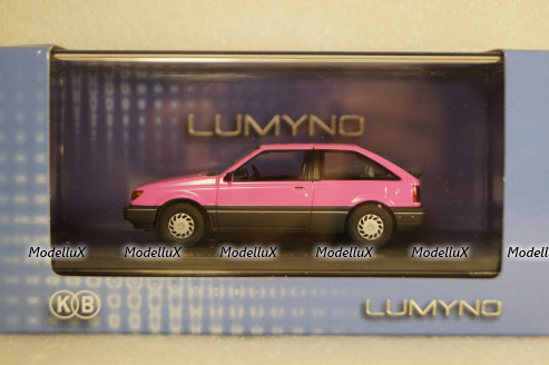 Isuzu Gemini 1500 C/C, pink/black 1987, Norev 1:43