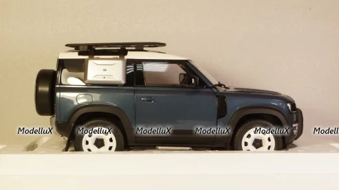 Land Rover Defender 90 2020 tasman blue, Almost Real 1:18