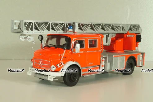 Mercedes L1519 DLK30 Metz, fire engine Scala, Germany 1966, Pompieri Italy collection #14, Altaya 1:43