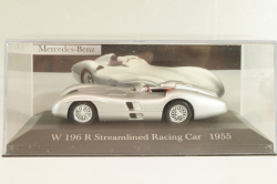 Mercedes-Benz W196 R Streamlined Racing Car 1955, silver, MBOMS070, Mercedes-Benz-Offizielle Modell-Sammlung #70, Altaya 1:43 