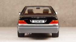 Mercedes S500 W140 1994 black, iScale 1:18
