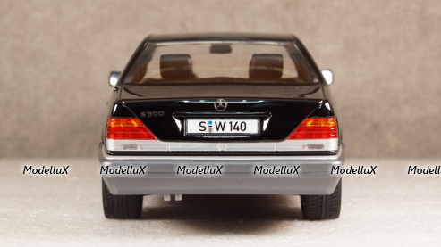 Mercedes S500 W140 1994 black, iScale 1:18