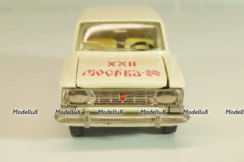 Москвич-434 А6, кремовый, Олимпиада 80, капот 2 зажима,Тантал/Радон 1:43 Новый
