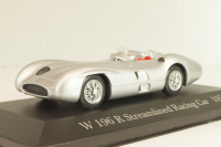 Mercedes-Benz W196 R Streamlined Racing Car 1955, silver, MBOMS070, Mercedes-Benz-Offizielle Modell-Sammlung #70, Altaya 1:43 