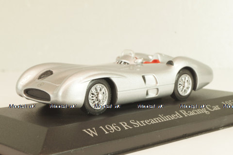 Mercedes-Benz W196 R Streamlined Racing Car 1955, silver, MBOMS070, Mercedes-Benz-Offizielle Modell-Sammlung #70, Altaya 1:43 