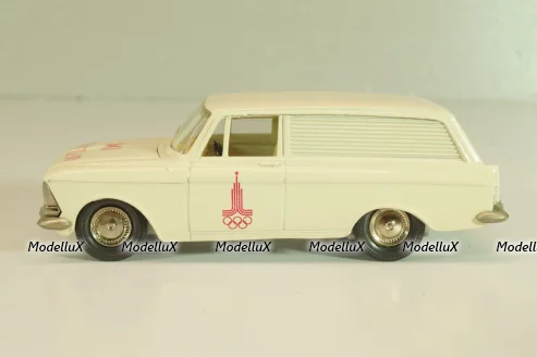 Москвич-434 А6, кремовый, Олимпиада 80, капот 2 зажима,Тантал/Радон 1:43 Новый