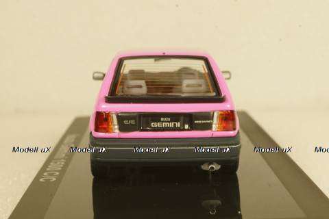 Isuzu Gemini 1500 C/C, pink/black 1987, Norev 1:43