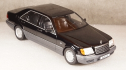 Mercedes S500 W140 1994 black, iScale 1:18