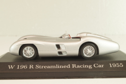 Mercedes-Benz W196 R Streamlined Racing Car 1955, silver, MBOMS070, Mercedes-Benz-Offizielle Modell-Sammlung #70, Altaya 1:43 