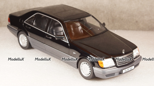 Mercedes S500 W140 1994 black, iScale 1:18