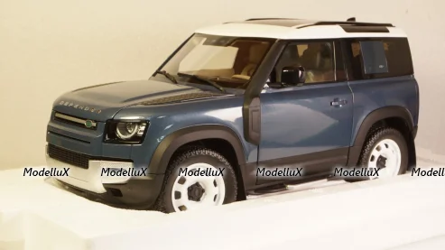 Land Rover Defender 90 2020 tasman blue, Almost Real 1:18