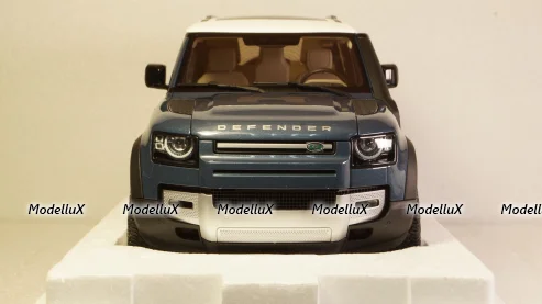 Land Rover Defender 90 2020 tasman blue, Almost Real 1:18
