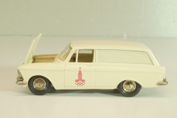Москвич-434 А6, кремовый, Олимпиада 80, капот 2 зажима,Тантал/Радон 1:43 Новый