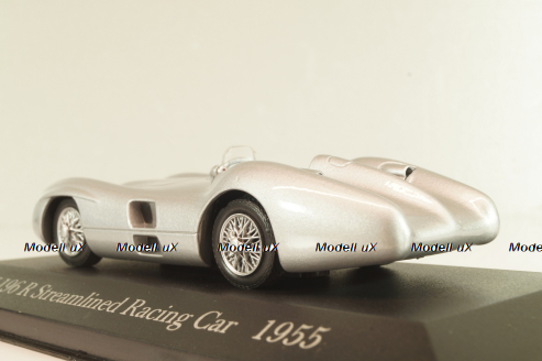 Mercedes-Benz W196 R Streamlined Racing Car 1955, silver, MBOMS070, Mercedes-Benz-Offizielle Modell-Sammlung #70, Altaya 1:43 