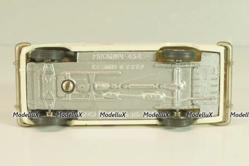 Москвич-434 А6, кремовый, Олимпиада 80, капот 2 зажима,Тантал/Радон 1:43 Новый