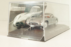 Mercedes-Benz 300 SLR Coupe Uhlenhaut (W196S) 1955, silver, MBOMS068, Altaya, Mercedes-Benz Offizielle Modell Sammlung #68, 1:43 Уценка!