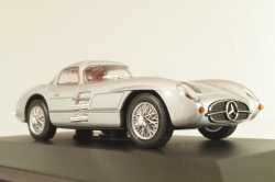 Mercedes-Benz 300 SLR Coupe Uhlenhaut (W196S) 1955, silver, MBOMS068, Altaya, Mercedes-Benz Offizielle Modell Sammlung #68, 1:43 Уценка!