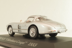 Mercedes-Benz 300 SLR Coupe Uhlenhaut (W196S) 1955, silver, MBOMS068, Altaya, Mercedes-Benz Offizielle Modell Sammlung #68, 1:43 Уценка!