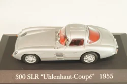 Mercedes-Benz 300 SLR Coupe Uhlenhaut (W196S) 1955, silver, MBOMS068, Altaya, Mercedes-Benz Offizielle Modell Sammlung #68, 1:43 Уценка!