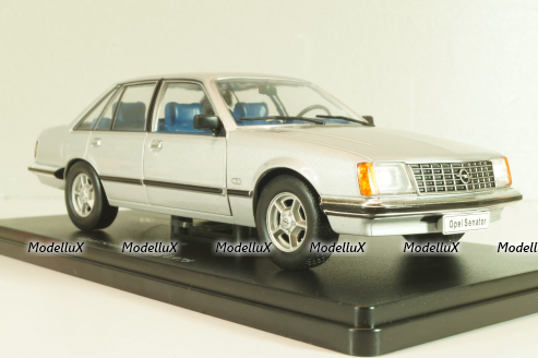 Opel Senator 3.0 E 1978, silver, G1648020, Hachette 1:24