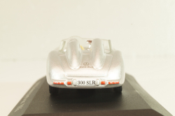 Mercedes-Benz 300 SLR Roadster (W196S) racing sports car 1955, silver, MBOMS032, Altaya, Mercedes-Benz Offizielle Modell Sammlung #32, 1:43