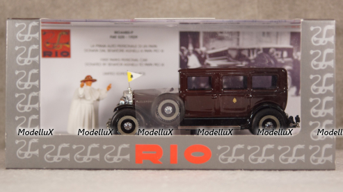Fiat 525 1929 Personal car Papa Pio XI Pope PIO XI, 4480/P, RIO 1:43