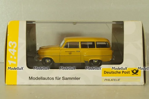 Opel Olympia Caravan "Deutsche Bundespost" 1953, yellow, 006767, Schuco 1:43