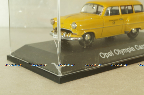 Opel Olympia Caravan "Deutsche Bundespost" 1953, yellow, 006767, Schuco 1:43