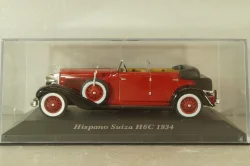 Hispano Suiza H6C Cabriolet 1934, red, Altaya 1:43