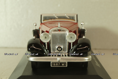 Hispano Suiza H6C Cabriolet 1934, red, Altaya 1:43