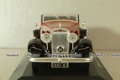 Hispano Suiza H6C Cabriolet 1934, red, Altaya 1:43