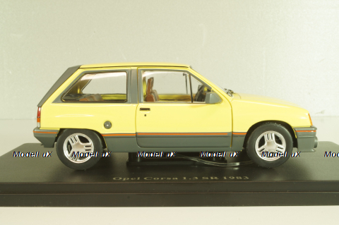 Opel Corsa 1.3 SR 1983, yellow, G1648017, Hachette 1:24 Уценка!