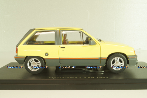 Opel Corsa 1.3 SR 1983, yellow, G1648017, Hachette 1:24 Уценка!
