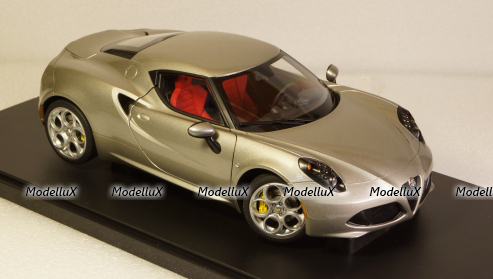 Alfa Romeo 4C 2013 greymetallic, 70187, Auto Art 1:18